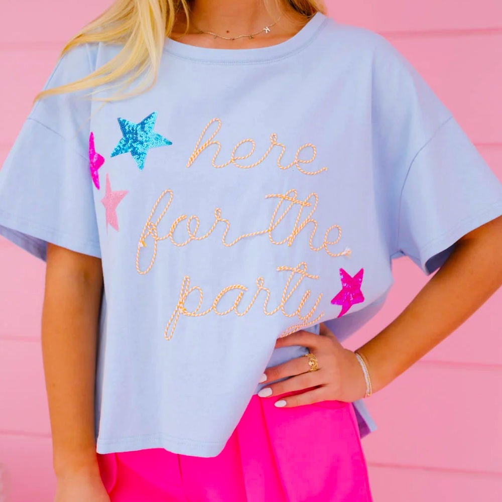 *NEW* JUDITH MARCH HERE FOR THE PARTY STAR TEE
